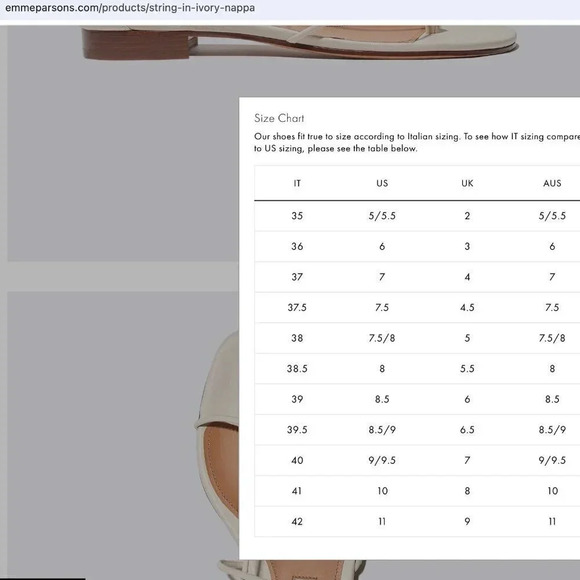 Emme Parsons String in Gold Napa - size 9 - Picture 14 of 16